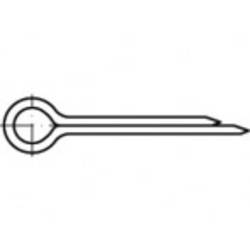 TOOLCRAFT ISO 1234, galvanicky pozinkovaná ocel, rozměry: 8 x závlačka 112 112 mm 100 ks