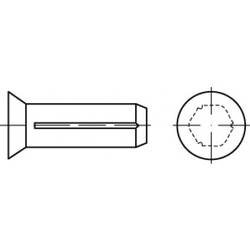 TOOLCRAFT TO-5386194 rýhovaný hřebík s zápustnou hlavou (Ø x d) 3 mm x 6 mm ocel 500 ks