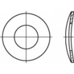 TOOLCRAFT TO-5381250 pružná podložka 3.5 mm DIN 137 pružinová ocel 100 ks