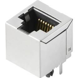 Weidmüller RJ45C5 T1V 4.0N4N TY Konektor RJ45 CAT 5 2436450000 zásuvka, vestavná vertikální Počet pólů 8 stříbrná, černá 300 ks