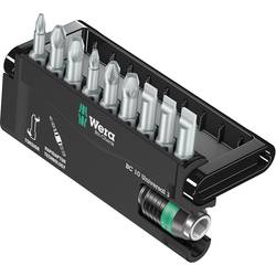 Wera 8600-9/TZ 05056375001 sada bitů, 10dílná, plochý, křížový PH, křížový PZ, 1/4 (6,3 mm)