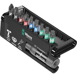 Wera 8740/51/55/67-9/IDC Impaktor Bit-Check 05057680001 sada bitů, 10dílná, křížový PH, křížový PZ, TORX, inbus, 1/4 (6,3 mm)