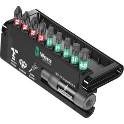 Wera 8751/67-9/IDC Impaktor Bit-Check 05057682001 sada bitů, 10dílná, křížový PH, TORX, 1/4 (6,3 mm)