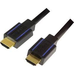 LogiLink HDMI kabel Zástrčka HDMI-A, Zástrčka HDMI-A 1.80 m černá CHB004 4K UHD HDMI kabel