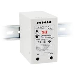 Mean Well DDRH-60-24 DC/DC měnič napětí 24 V 2.5 A 60 W Počet výstupů: 1 x Obsah 1 ks