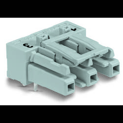 WAGO 770-803/011-000 síťový konektor WINSTA MIDI zásuvka, vestavná horizontální Počet kontaktů: 3 25 A černá 100 ks