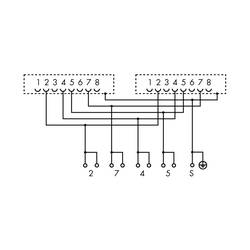 WAGO 289-966 Propojovací modul s RJ-45 připojením a stíněnou objímkou Množství: 5 ks