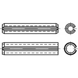 TOOLCRAFT TO-5434185 upínací kolíky pružinová ocel 100 ks