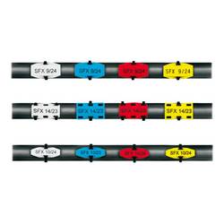 Weidmüller 1727740005 VT SFX 9/24 NE GN V0 značení kabelů Druh montáže: kabelové spony Potisknutelná plocha: 15 x 24 mm zelená Počet markerů: 320 320 ks