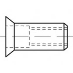 TOOLCRAFT TO-5444355 slepá nýtovací matice M4 ocel 500 ks