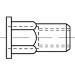 TOOLCRAFT TO-5444328 slepá nýtovací matice M8 ocel 100 ks