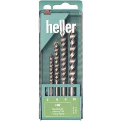 Heller Tools 17744 3 tvrdý kov sada spirálového vrtáku na kámen 4dílná 5 mm, 6 mm, 8 mm, 10 mm válcová stopka 1 sada