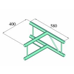 Alutruss DECOLOCK DQ2-PAT36V 2bodová rampa T-kus 90 °