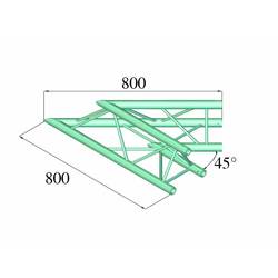 Alutruss DECOLOCK DQ3-PAC19 3bodová rampa roh 45 °