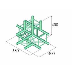 Alutruss DECOLOCK DQ4-PAT42 4bodová rampa rohové vázání na 4 směry 90 °