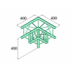 Alutruss DECOLOCK DQ4-PAL30 4bodová rampa rohové vázání na 3 směry 90 °