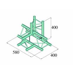 Alutruss DECOLOCK DQ3-PAT42 3bodová rampa rohové vázání na 4 směry 90 °