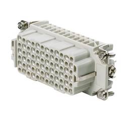 HDC insert, Female, 250 V, 10 A, No. of poles: 72, Crimp connection, Size: 6