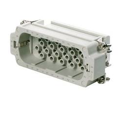 HDC insert, Male, 250 V, 10 A, No. of poles: 40, Crimp connection, Size: 6