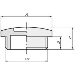 LAPP 52002790 SKINDICHT BL PG 48 záslepka PG48 mosaz přírodní 10 ks