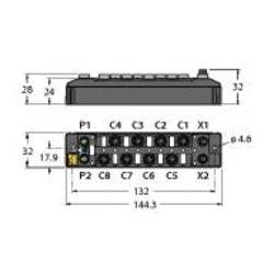 Turck TBEN-S1-8DXP 6814023 aktivní box senzor/aktor 1 ks