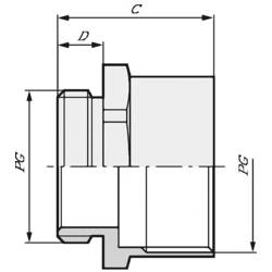 LAPP 52020950 SKINDICHT ZS-XL PG 13,5 prodlužovací systém PG13.5 PG13.5 polyetylén přírodní 100 ks