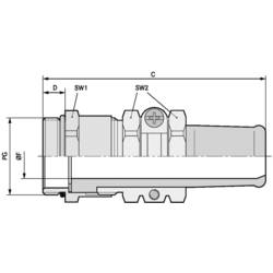 LAPP SKINDICHT® SR PG 13/11 kabelová průchodka, 52001040, od 9 mm, do 11 mm, PG13.5, 25 ks