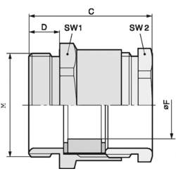 LAPP SKINDICHT® SVF-M 50X1,5/42 kabelová průchodka, 52107370, M50, 5 ks