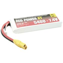 Red Power 15437 akupack Li-Pol (modelářství), 7.4 V, 5400 mAh, 25 C, Softcase, XT90