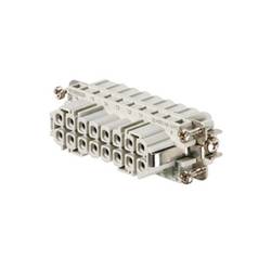 HDC insert, Female, 250 V, 22 A, No. of poles: 16, Crimp connection, Size: 5