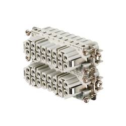 HDC insert, Female, 250 V, 16 A, No. of poles: 16, Crimp connection, Size: 5