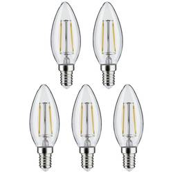 Paulmann 29094 LED Energetická třída (EEK2021) F (A - G) E14 svíčkový tvar 4.8 W teplá bílá (Ø x v) 35 mm x 98 mm 5 ks