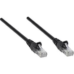 Intellinet 737012 RJ45 síťové kabely, propojovací kabely CAT 6A S/FTP 0.25 m černá jednoduché stínění, kompletní stínění, bez halogenů 1 ks