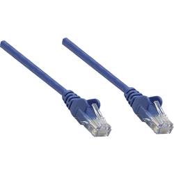 Intellinet 739894 RJ45 síťové kabely, propojovací kabely CAT 6 S/FTP 1.50 m modrá fóliové stínění, stínění pletivem, bez halogenů 1 ks