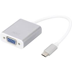 Digitus DA-70837 USB 3.0 / VGA adaptér [1x USB 3.0 zástrčka C - 1x VGA zásuvka] hliníkově stříbrná stíněný 20.00 cm