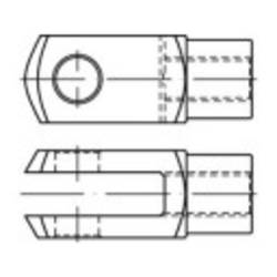 Vidlicové klouby TOOLCRAFT N/A 24 mm, Vnější Ø 6 mm, 10 ks