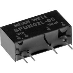 Mean Well SPUN02N-05 DC/DC měnič napětí 400 mA 2 W Počet výstupů: 1 x Obsah 1 ks
