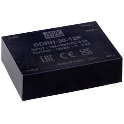 Mean Well DDRH-30-15P DC/DC měnič napětí do DPS, 15 V/DC, výstupy 1 x