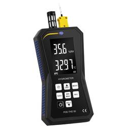 PCE Instruments datalogger vzdušné vlhkosti, teplotní datalogger -100 do +1372 °C 0 do 100 % rF