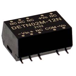 Mean Well DETN02L-15N DC/DC měnič napětí, SMD 66 mA 2 W Počet výstupů: 2 x Obsah 1 ks