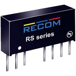 RECOM RS-1212S DC/DC měnič napětí 12 V 0.166 A 2 W Počet výstupů: 1 x Obsah 1 ks