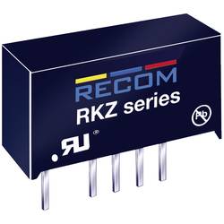 RECOM RKZ-0512S DC/DC měnič napětí 5 V 12 V 0.168 A 2 W Počet výstupů: 1 x Obsah 1 ks