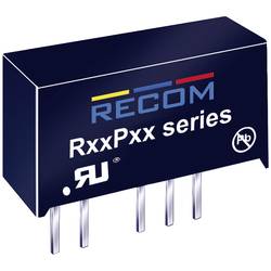 RECOM R24P12S DC/DC měnič napětí 24 V 12 V 0.084 A 1 W Počet výstupů: 1 x Obsah 1 ks