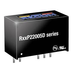 RECOM R05P22005D DC/DC měnič napětí 5 V -5 V, 20 V -0.2 A 2 W Počet výstupů: 2 x Obsah 1 ks