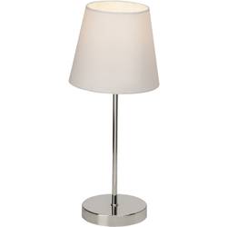 Brilliant Kasha 94874/05 stolní lampa LED E14 40 W bílá, chrom