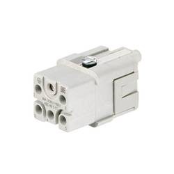 HDC insert, Female, 250 V, 16 A, No. of poles: 5, Crimp connection, Size: 1