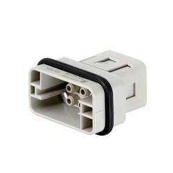 HDC insert, Male, 500 V, 16 A, No. of poles: 8, Crimp connection, Size: HQ