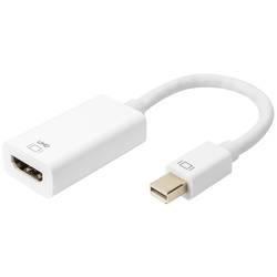 Digitus DisplayPort / HDMI kabel Konektor DisplayPort, Zásuvka HDMI-A 0.20 m bílá DB-340416-002-W dvoužilový stíněný, stíněný Kabel DisplayPort