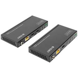 Digitus DS-55508 HDMI / RJ45 adaptér [1x HDMI zásuvka - 2x HDMI zásuvka] černá #####4K UHD