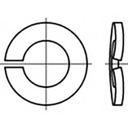 TOOLCRAFT TO-6854298 pérová podložka vnitřní Ø: 8 mm DIN 128 pružinová ocel 1000 ks